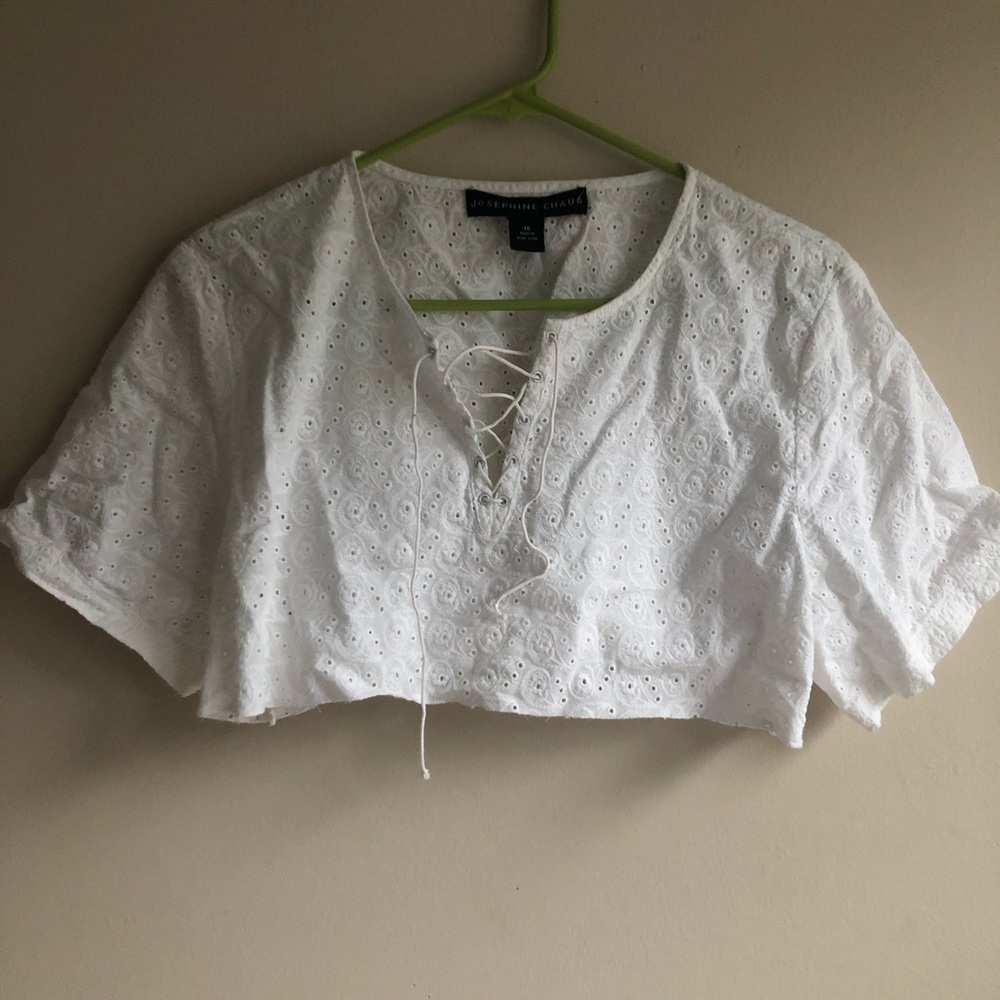 Lace crop top